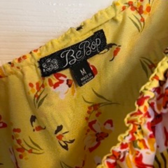 One shoulder yellow sundress - Picture 3 of 3